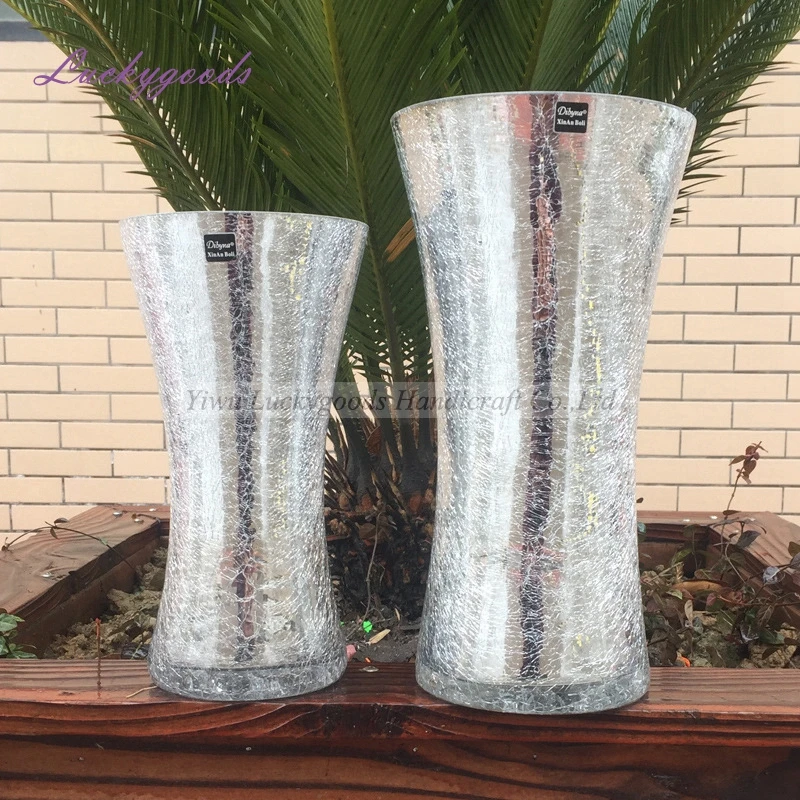 Оптовая продажа с завода LHP079 ваза из матового белого стекла ручной работы для украшения дома