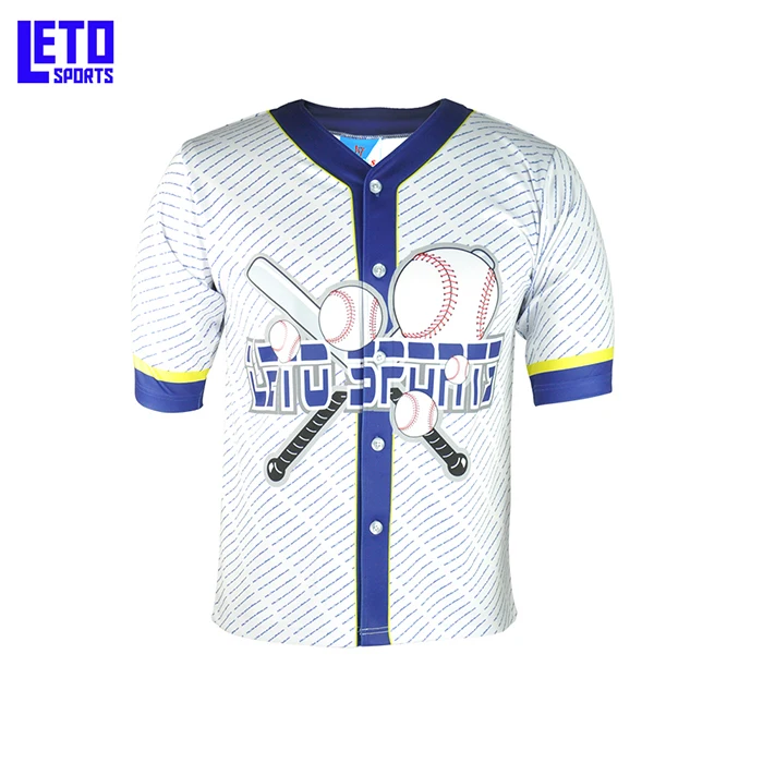 Source Custom wholesale printing baseball jerseys youth mexico sublimation  baseball full button jersey on m.