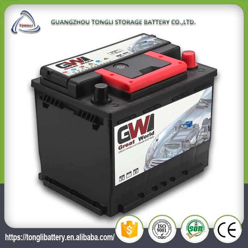 High Quality 12V 60AH Automotive Car Battery Factory Direct Sale New Sealed Auto Accumulator Lead Acid