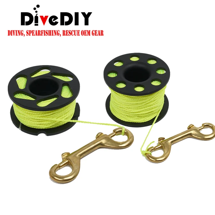 Scuba Diving Plastic Finger Spool Reel With Ss/brass Clips Buy Finger