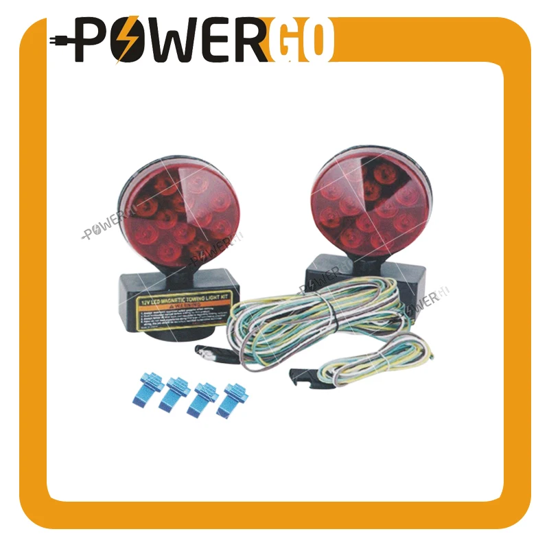 Auto 12V Magnetic LED Trailer Towing Light Kit For Camper Boat Truck Towing 