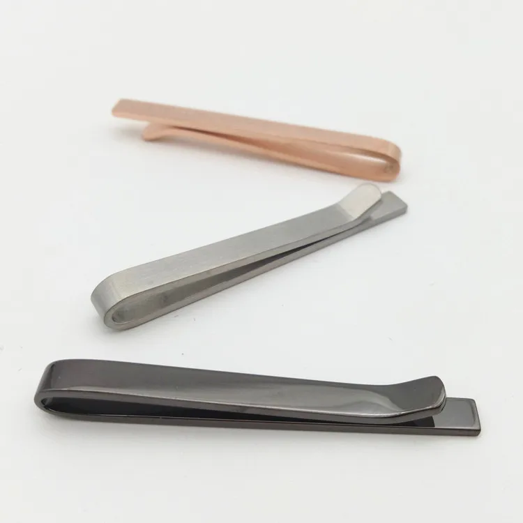Stainless teel mens accessories brand make your own tie clip