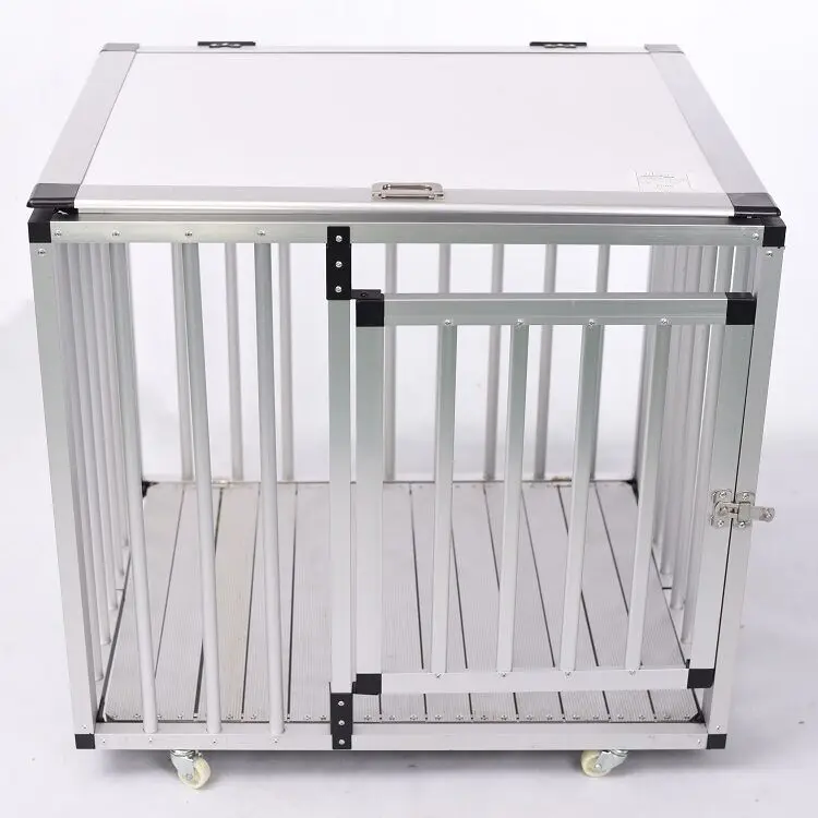 Heavy Duty Stainless Steel Vet Dog Cage Metal Kennels With Wheels heavy-duty-stainless-steel-vet-dog-cage-metal-kennels-with-wheels