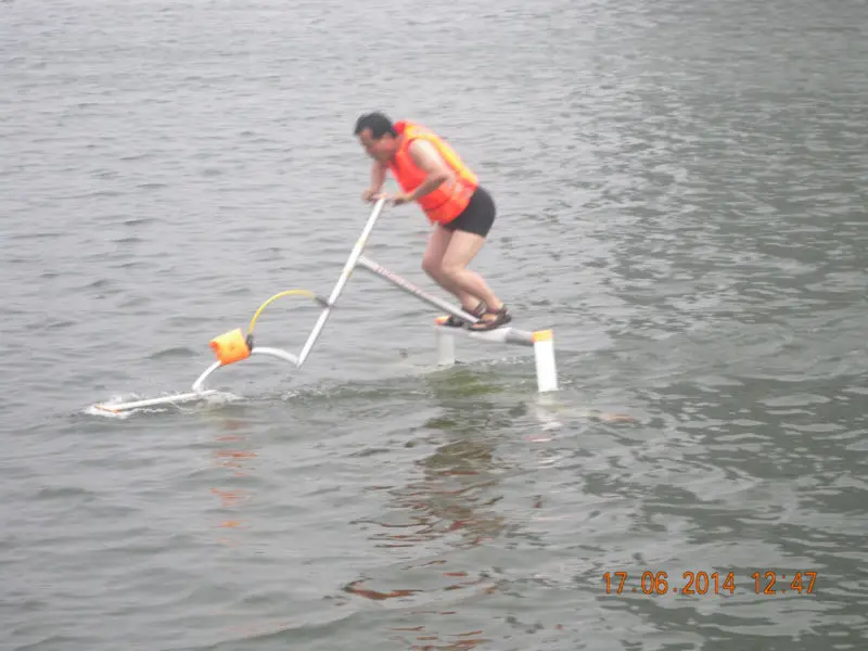 Surfing on the Surface - Hydrofoil Human Powered Watercraft