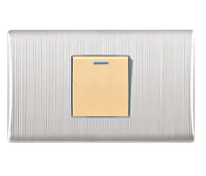 US Standard One-way Luxury Light Switch High-power 3 Gang Wall Switch