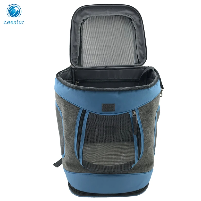 Pet Carrier Travel Bag Dog Backpack Bag with Removable Mat Portable Pet Holder Cage House details