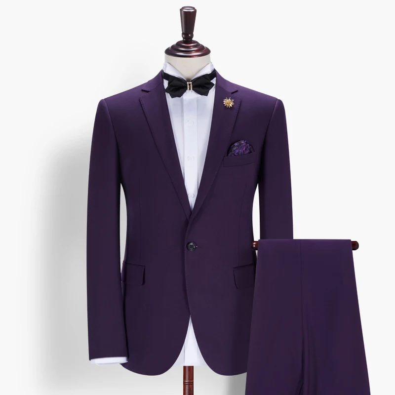Мужские костюмы фиолетового цвета