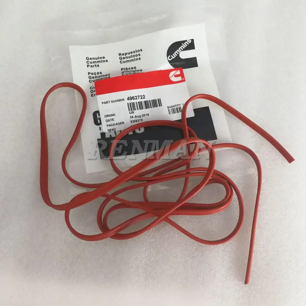 Cummins ISX QSX Engine Front Gear Cover Gasket, Rectangular Strip