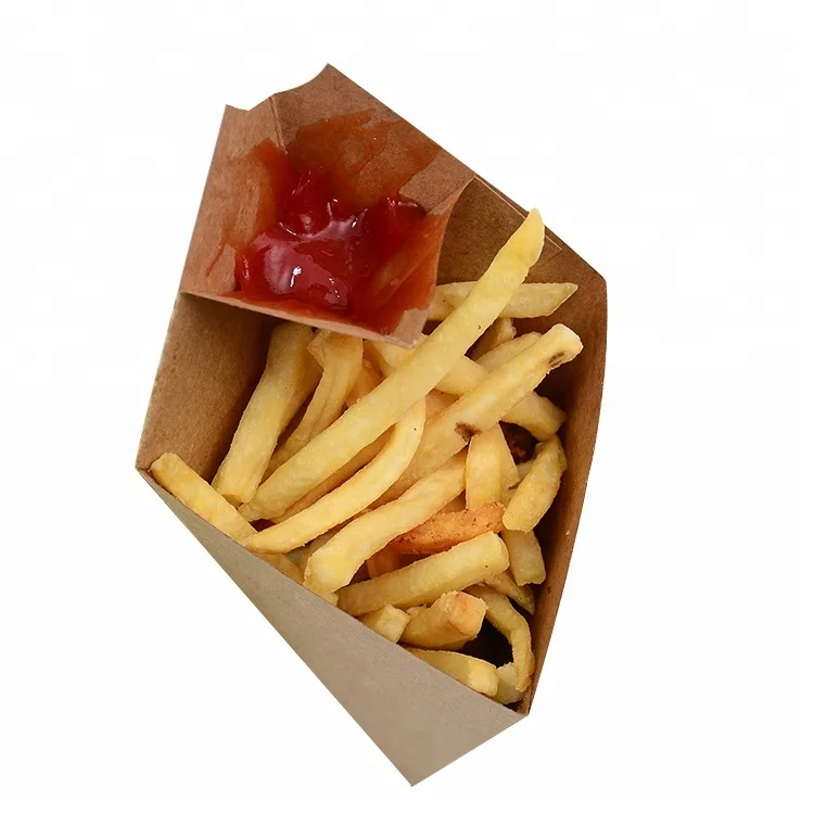 China Kraft Paper French Fries Box Cone Oil Proof Suppliers, Manufacturers  - Factory Direct Wholesale - GREENJOY