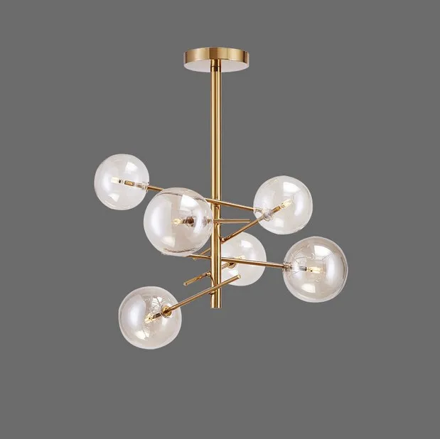 Postmodern Magic Bean Glass Chandelier Lights Pendant