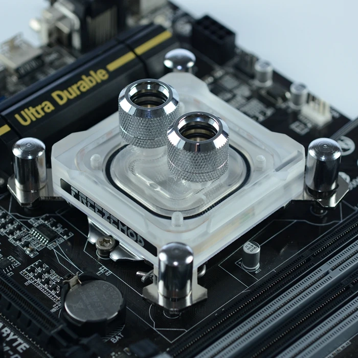 FREEZEMOD pc CPU water cooling block Aurora diffuse light effect