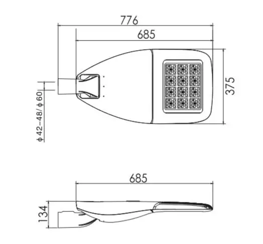 Два различных способа установки защита от отключения питания светодиодные уличные фонари