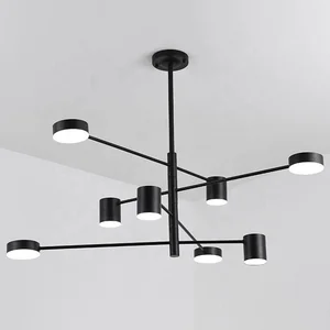 Modern Led Pendant Lights Living Room Decoration Nordic Black Pendant Lamp Bedroom Light Fixture Ceiling Hanging Lamp for Room