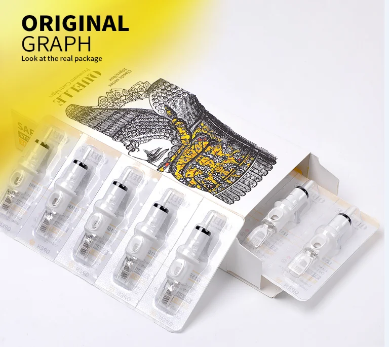 Профессиональная нержавеющая сталь одноразовые картридж иглы татуировки для Перманентный макияж тату-машинка