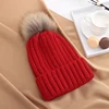 Fourrure véritable rouge