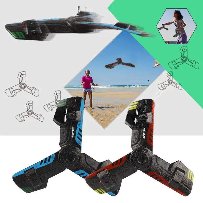 НЛО мяч Бумеранг самолет Творческий мини Drone RC Quadcopter дистанционного управления игрушки аккумуляторная летающая тарелка