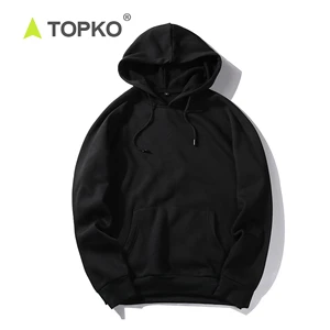 TOPKO High Quality Wholesale Unisex Streetwear Hoodie Men Sweatshirt Pullover Customize Hoodies