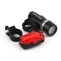 Waterproof Bike Bicycle Lights 5 LEDs Bike Bicycle Water Resistant LED Bike Bicycle Head Light Rear