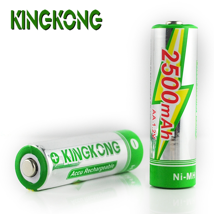 
 Перезаряжаемая батарея KingKong 2500mah AA 1,2 V Ni-MH  
