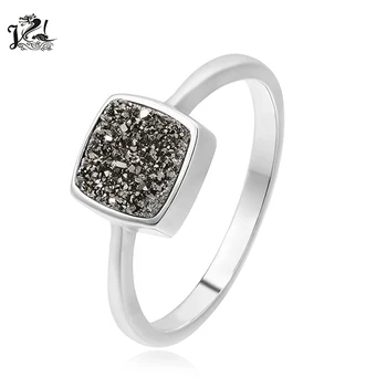 Fashion Round Gift Wedding Anniversary 925 Silver Ring for Women