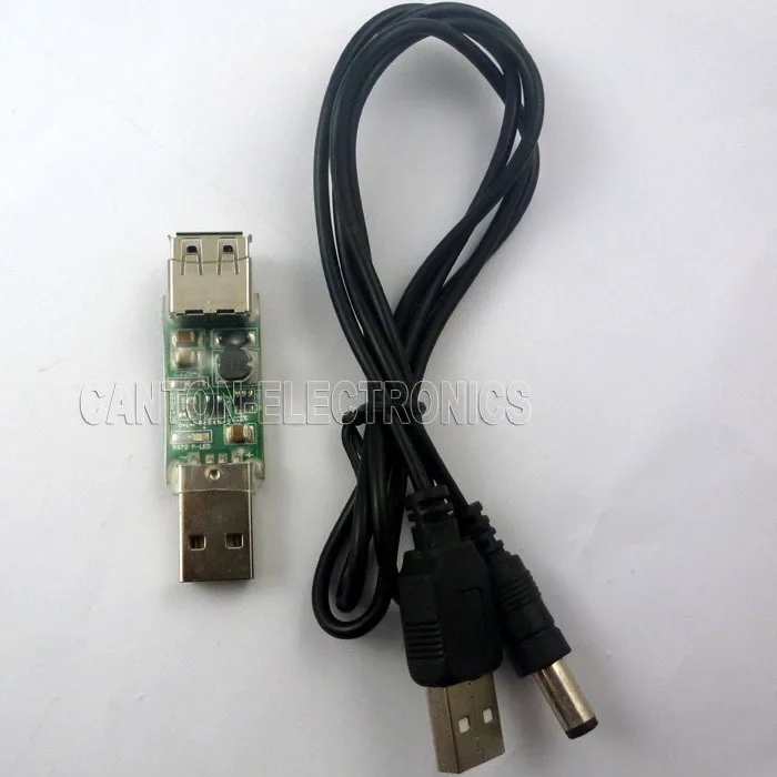 2 PCS USB DC 5V To 9V Step-up Module Converter 2.1x5.5mm Male Connector 