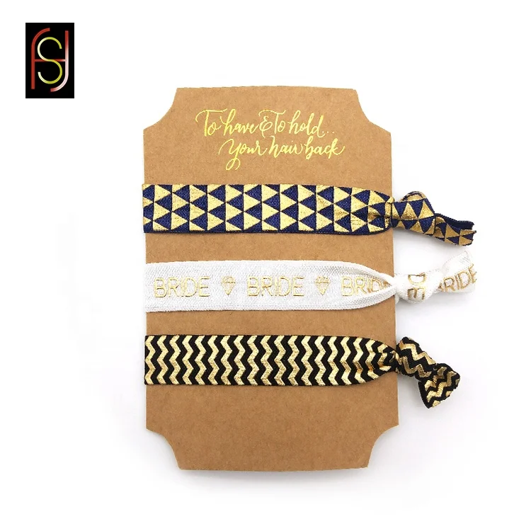 
Оптовая продажа эластичных резинок для волос с принтом логотипа на заказ 