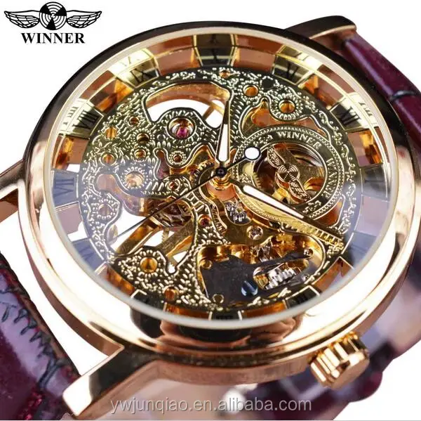 Luxury Brand Winnaar Mechanische Skeleton Horloge Winder Automatische  Waterdicht Horloge Mechanisme - Buy Horloge Winder Automatische,Waterdicht Automatisch  Horloge,Horloge Mechanisme Automatische Product on Alibaba.com