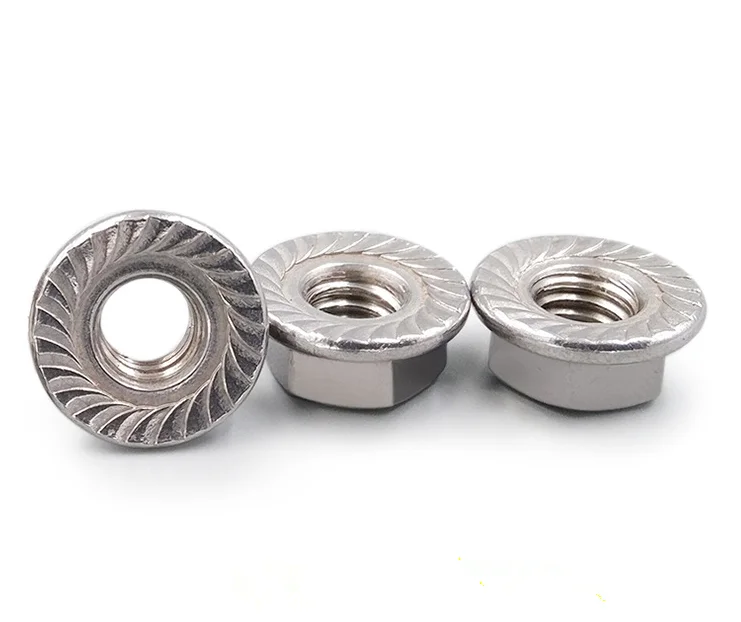 SUS304 M7 Stainless Locking Flange Nut