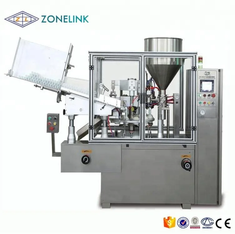 Промышленная автоматическая машина для наполнения зубной пасты пластиковыми трубками/машина для наполнения мягкими трубками