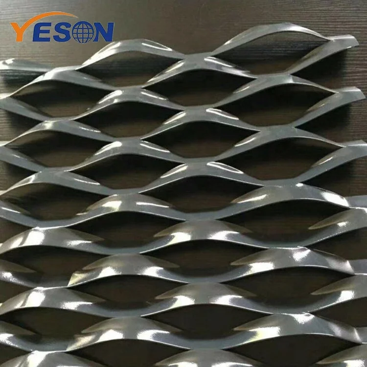 Factory Price Expanded Metal Mesh Diamond Cut Wire Mesh Panels Weight