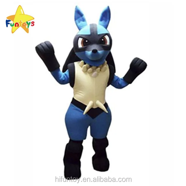 Funtoys Ce Pokemon Go Lucario Character Mascot Costume Adult View Pokemon Lucario Mascot Costume Funtoys Product Details From Guangzhou Funtoys Co Ltd On Alibaba Com