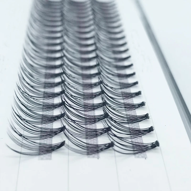 Накладные ресницы с нагревом 10D, русский объем, наращивание ресниц, Индивидуальные Накладные ресницы