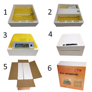 HHD Egg Incubators Automatic Power Consumption of Electrical 220v Ac 12v Dc 48 Egg Hatchery Machine