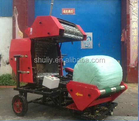 Mini Hay Straw Baler Compactor Press Machine Silage Packing Machine