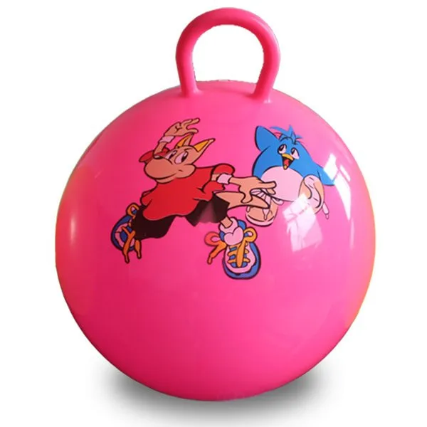 Inflatable Kids Bouncing Ball New Design Custom Bouncing Ball With Handle