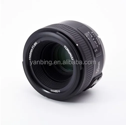 
Объектив YONGNUO YN 50 мм F1.8 с большой апертурой и автофокусом для камеры Nikon DSLR 50 мм/1,8 