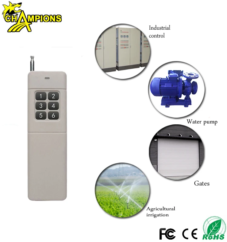Long Range 3000m Wireless Rf Remote Control 9V with Antenna Big Remote Control