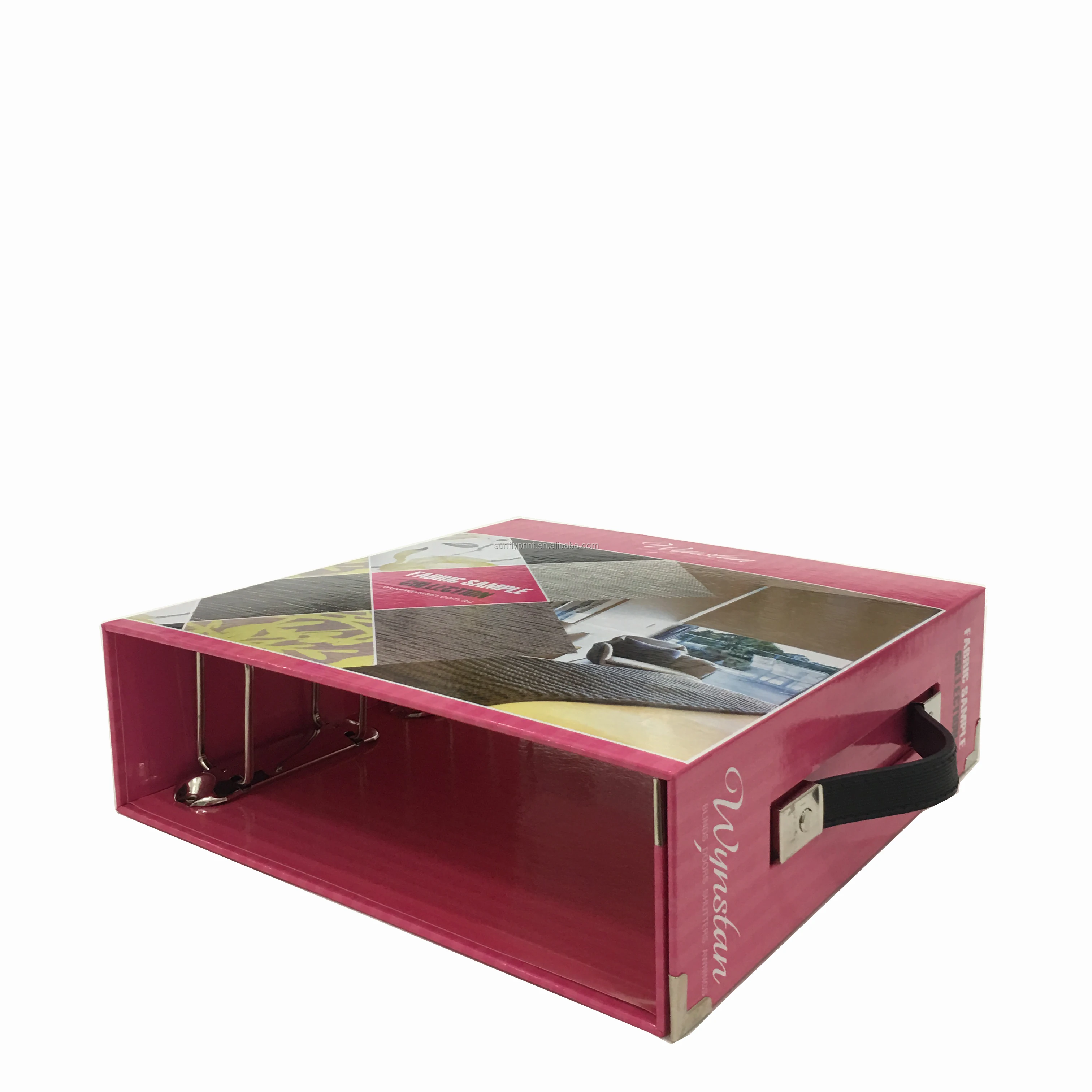 
Папка для файлов A4 с индивидуальным логотипом и металлическими углами, кожаная ручка, бокс для хранения документов, папка для файлов с 4 D-образными кольцами 