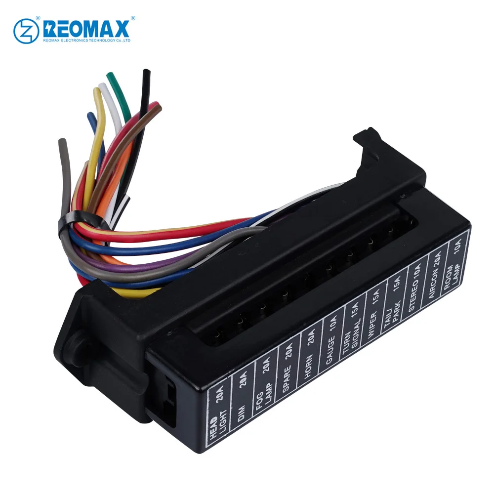 Automotive fuse box with cable Car Sound Audio Inline Blade Fuse Holder Block, View Car Audio fuse holder, Reomax Product Details from Dongguan Reomax Electronics Technology Co., Ltd. on Alibaba.com | Add On Automotive Fuse Box | | Dongguan Reomax Electronics Technology Co., Ltd. - Alibaba