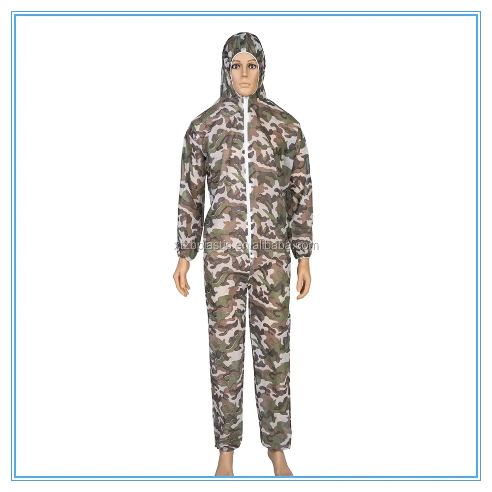 
Military camo printed paintball shooting uniforms protection breathable painters coverall 