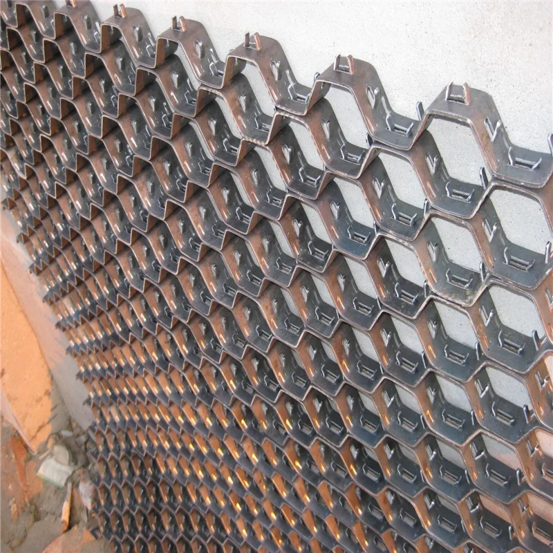 Hexmesh Plain Weave Woven Metal Refractories Steel Wire Mesh With Woven Punching Cutting Bending Welding Services