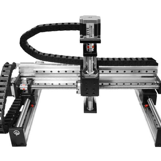 Multi-Axis Ball Screw Gantry System: XYZ Positioning Stage for