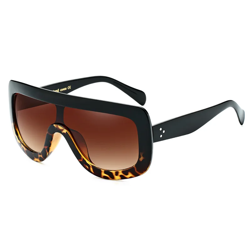 Retro Custom Square Oversized Steampunk Sunglasses for Women Men