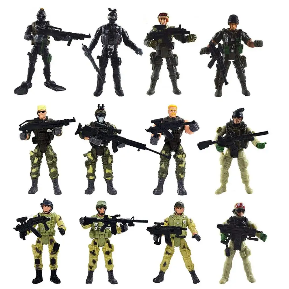 High-quality Custom Made Green Mini Soldiers Plastic Army Men Toy