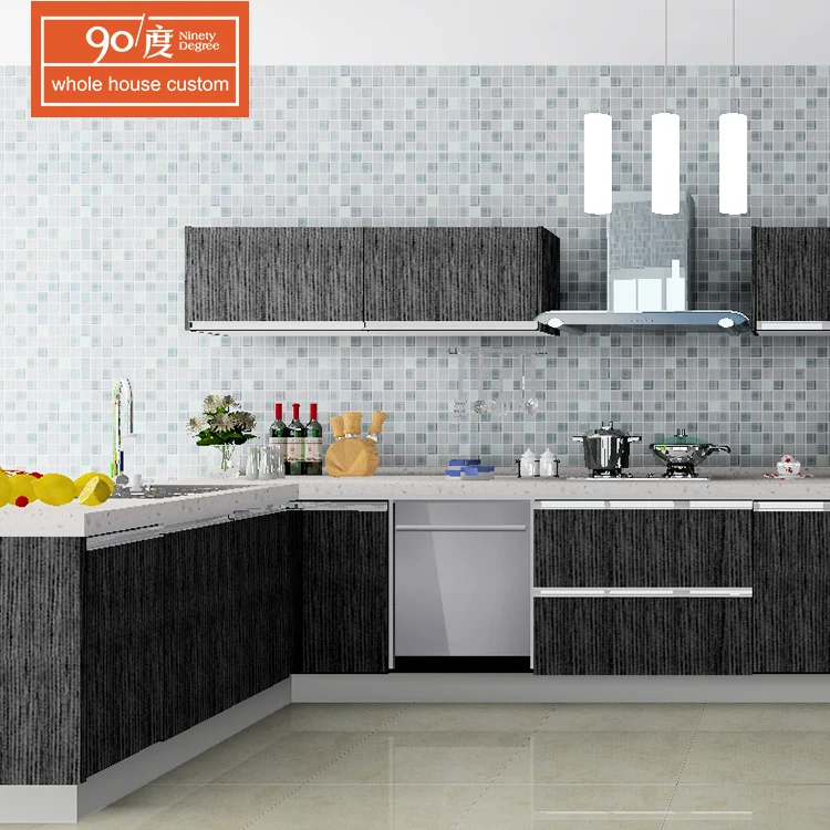 High Quality Antique Style Black Mdf Melamine Standard Carcass New