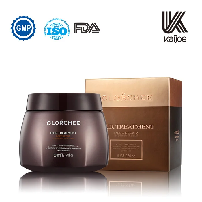 Профессиональная увлажняющая и восстанавливающая натуральная коллагеновая маска для волос, сертификация GMP