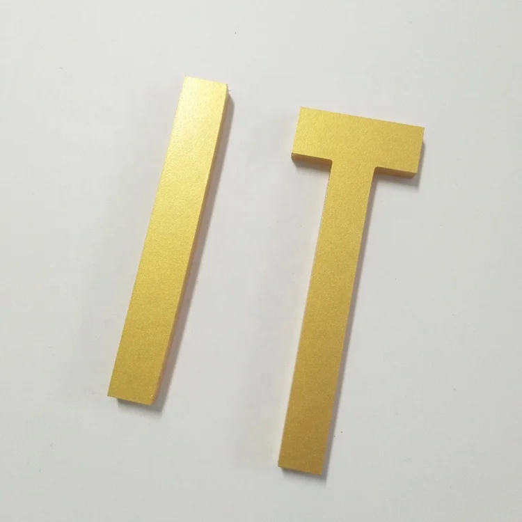 Large Small Size Plastic Letters Custom 3d Gold Paint Acrylic Alphabet Letters With Cheap Price