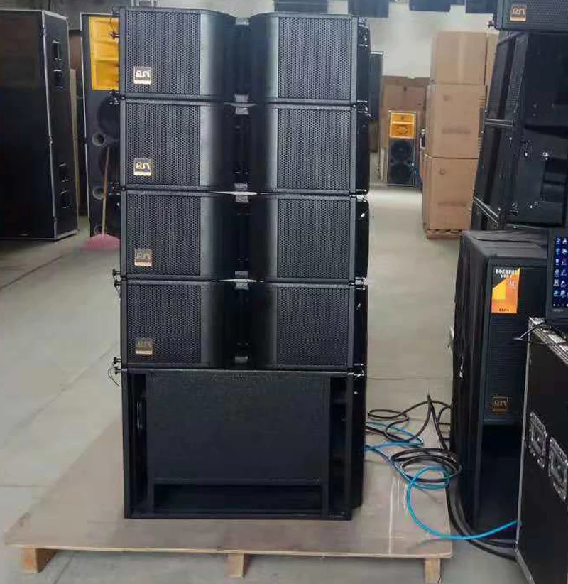 p audio line array speaker price