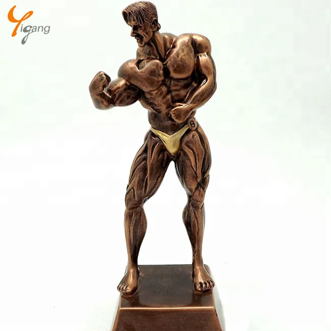 ゴールド・シルバー・ブロンズ色のレジンフィットネストロフィー