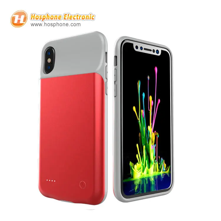 Ультратонкий чехол для аккумулятора 3200 мАч внешнее резервное зарядное устройство чехол для внешнего аккумулятора с AUX для iphone x